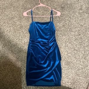 Blue velvet dress size small